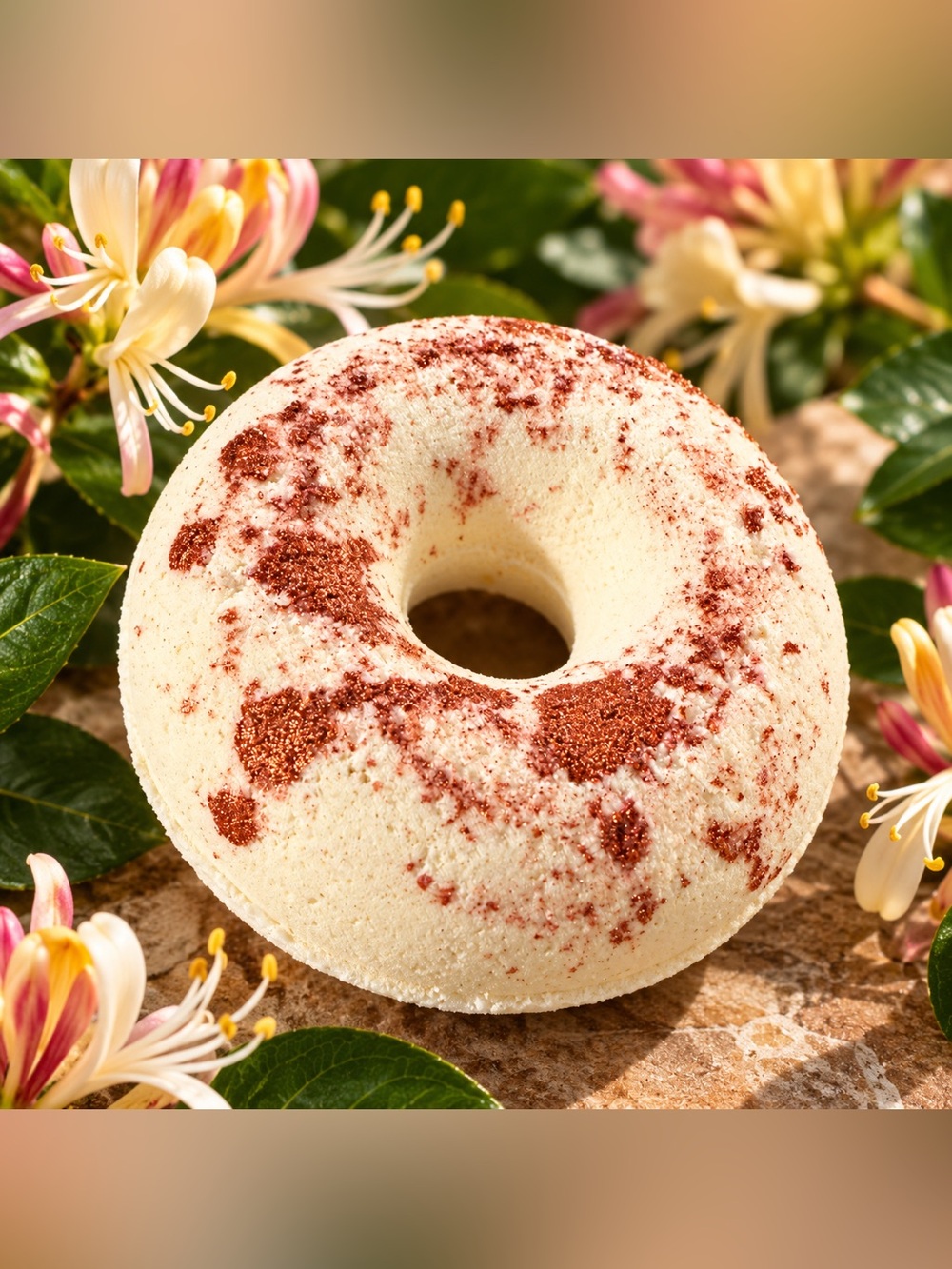 HEAVENLY HONEYSUCKLE Donut bath bomb!